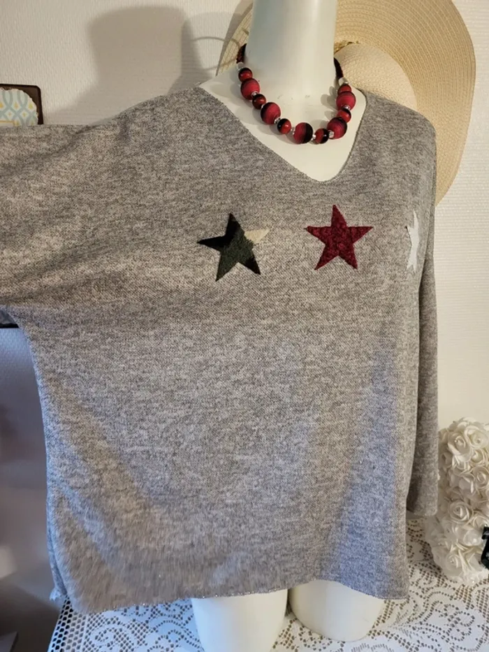 Pull étoiles - photo numéro 2