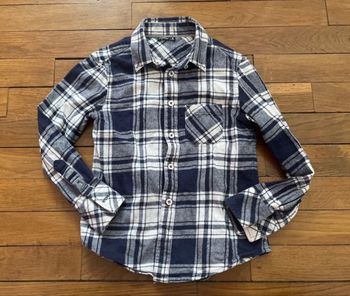 Chemise à carreaux en coton - taille 6 ans