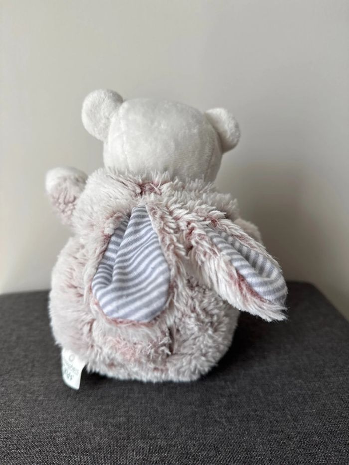 🧸 Peluche boule lapin-souris rose pale très bon état - photo numéro 4
