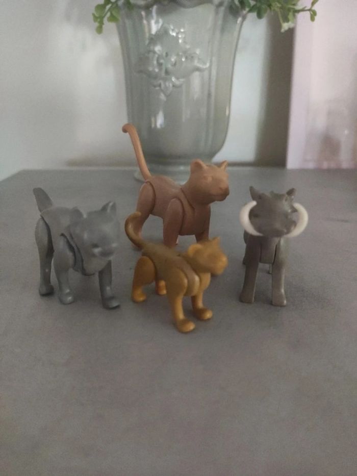 Playmobil Puma, phacochère et loup - photo numéro 2