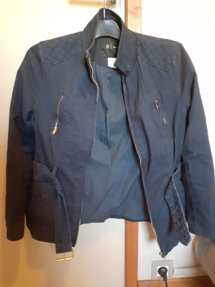 Veste été bleu