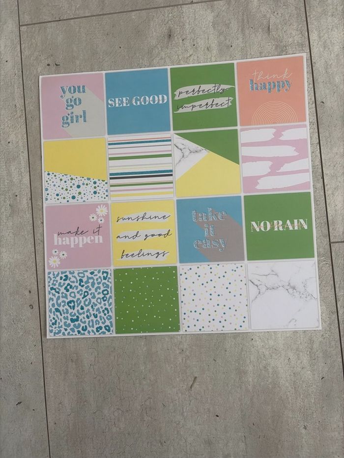 Lot de feuilles pour scrapbooking lot 7 - photo numéro 6