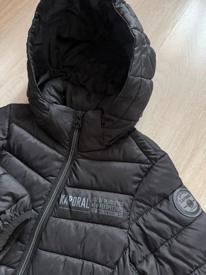Veste/doudoune garçon noire Kaporal taille 4 ans - photo numéro 2