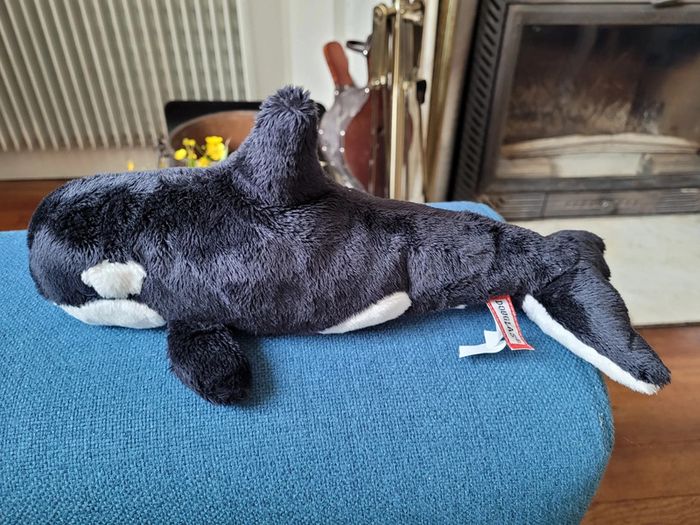 Peluche 31cm Orque Douglas (Baleine, dauphin, océan, mer) doux doudou collection - photo numéro 5