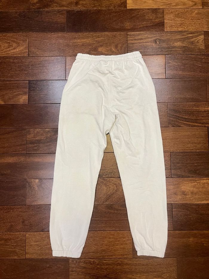 Jogging blanc à taille élastique 12 ans - photo numéro 3