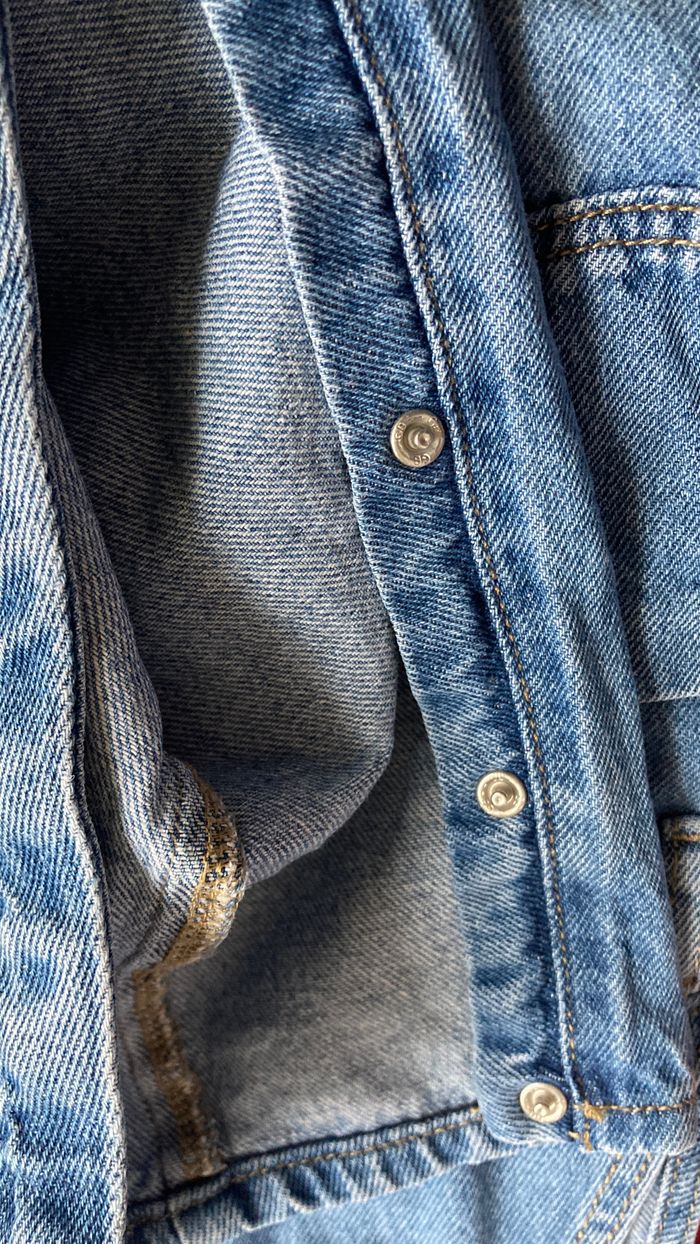 salopette en jean bleu bébé fille 2 ans - photo numéro 5