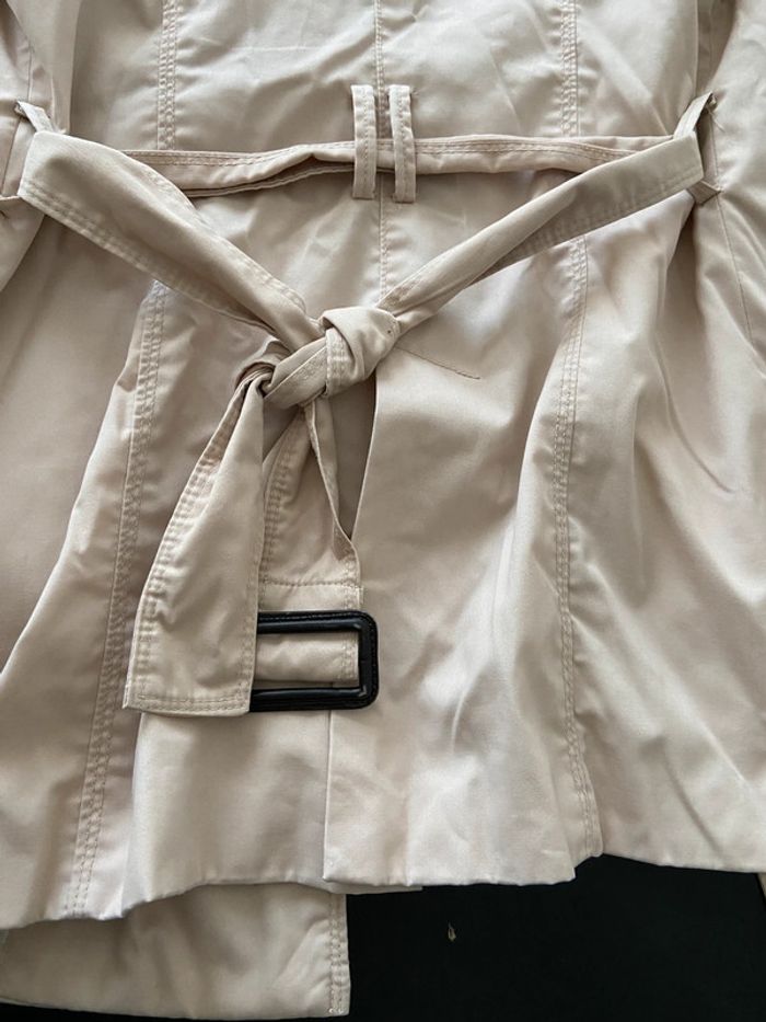 Trench court beige / Taille M - photo numéro 14