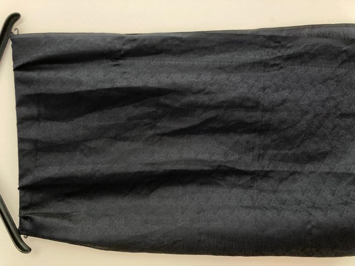 Foulard Bleu et noir avec motifs - photo numéro 2