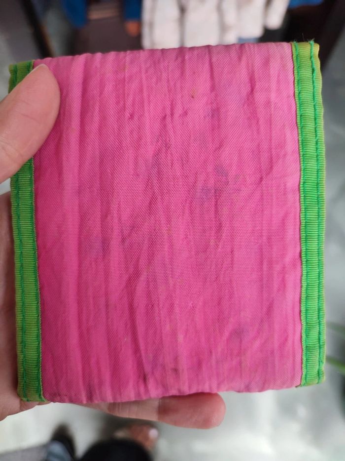 Portefeuille vintage fluo - photo numéro 5