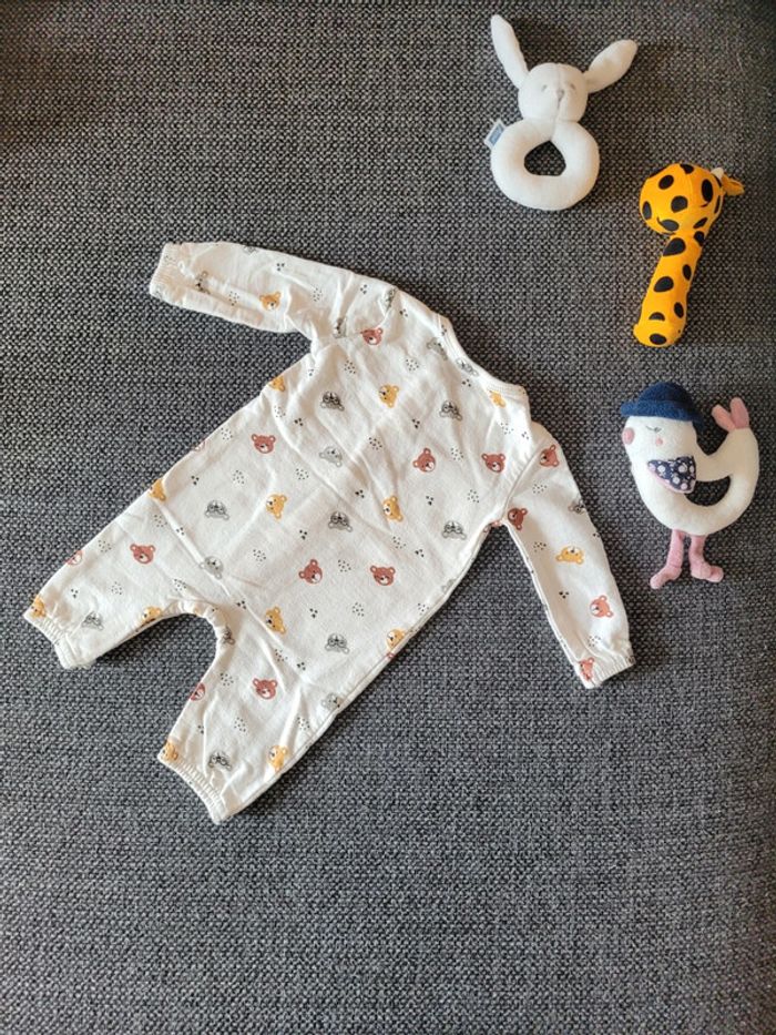 Pyjama garçon 1 pièce en coton épais naissance - photo numéro 5