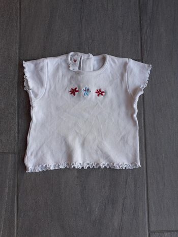 Tee-shirt manches courtes fille 6 mois - C&A