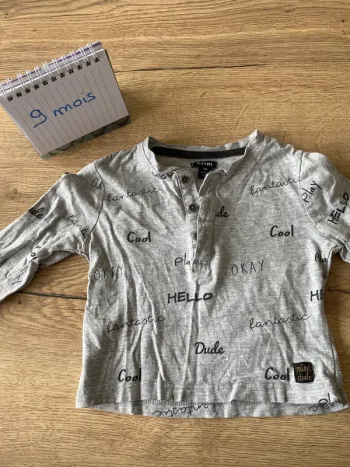 T-shirt manches longues Kiabi