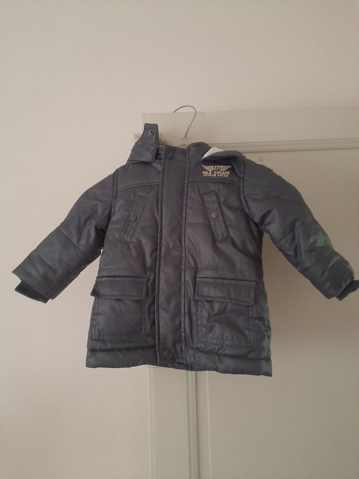 Manteau à capuche garcon hiver