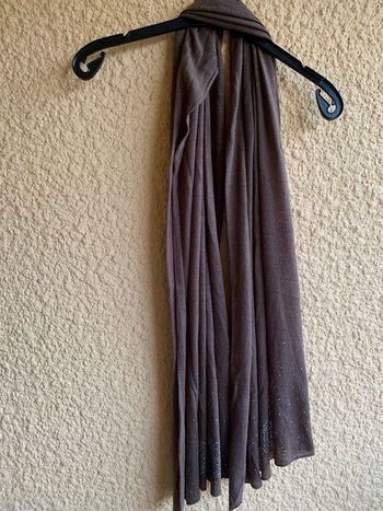 Foulard / écharpe marron ailes d’anges