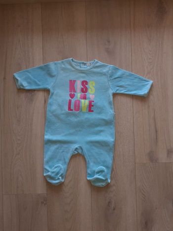 Pyjama velours Kitchoun 6 mois