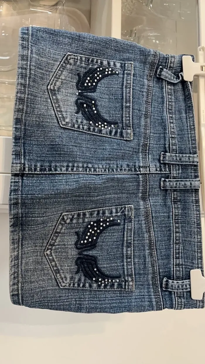 Jupe en jeans fille - photo numéro 3