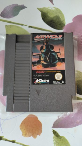 Jeu Nintendo NES Airwolf