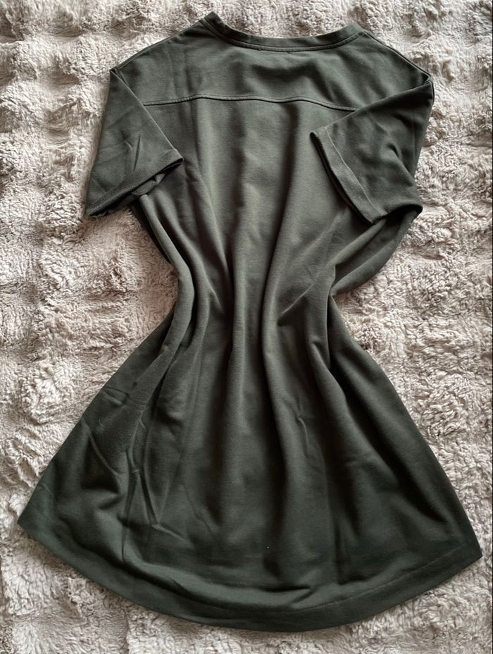 Robe Zara Vert Kaki avec poches taille M /38 Zara - photo numéro 4