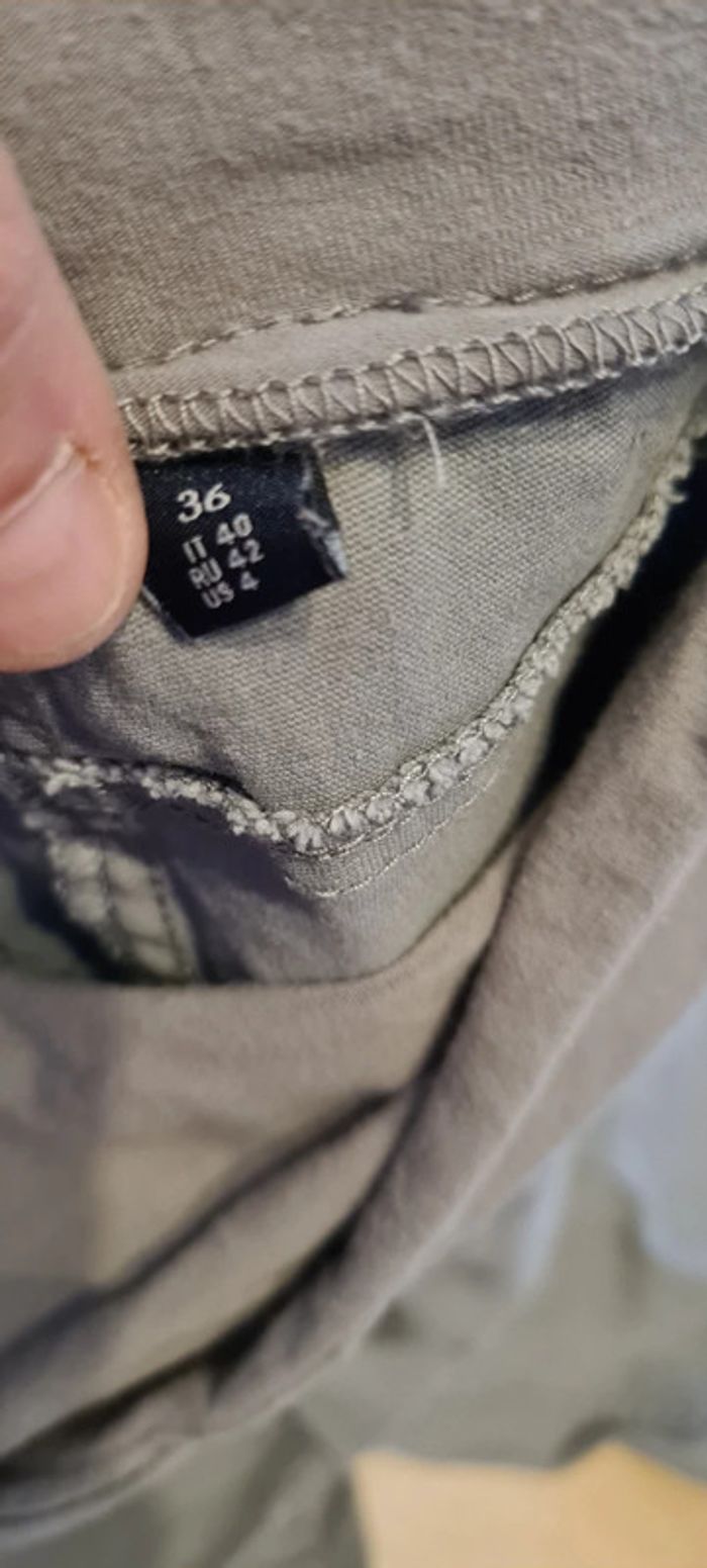 Pantacourt grossesse maternité gris 36 - photo numéro 5