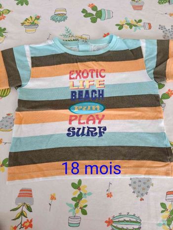 Tee-shirt u tout petits tbe 18 mois 