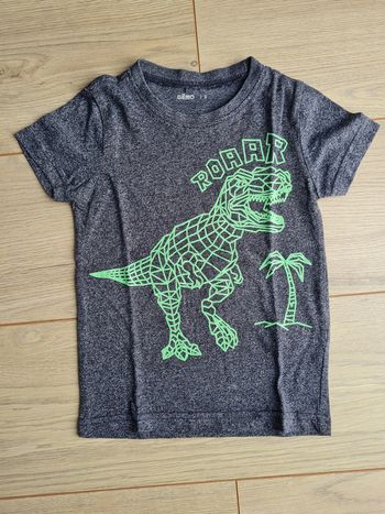 Tshirt gris dinosaure 3 ans
