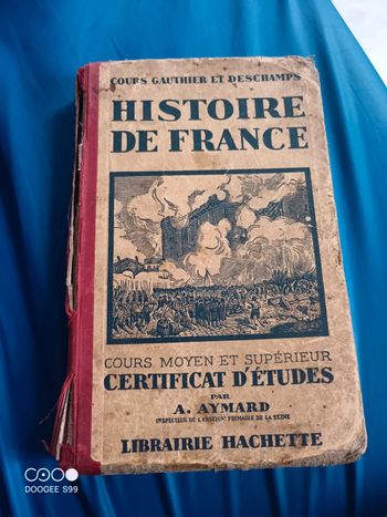 Livre d'apprentissage du temps passé