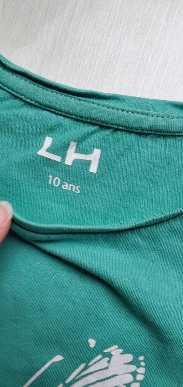 T-shirt manches courtes love Papillon 10 ans - photo numéro 2