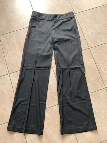 Pantalon noir Zara évasé taille 36