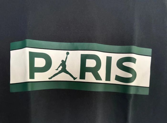 T-shirt noir Jordan X Paris homme S ou 36 - photo numéro 2