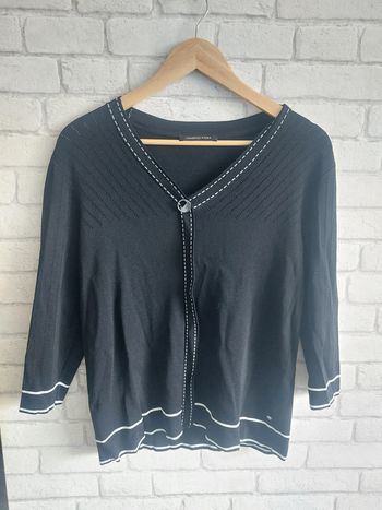 Pull fin manches 3/4 Christine Laure taille 3 (40,L)