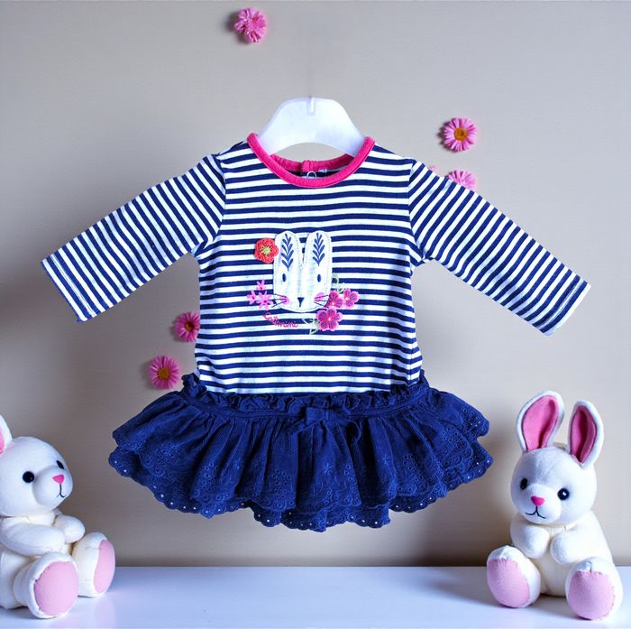 CATIMINI - ENSEMBLE 2P BÉBÉ FILLE MOTIF LAPIN, VOLANTS & BRODERIE ANGLAISE 3M - photo numéro 5