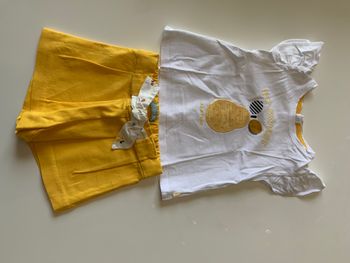 Ensemble short + t-shirt obaïbi 6 mois