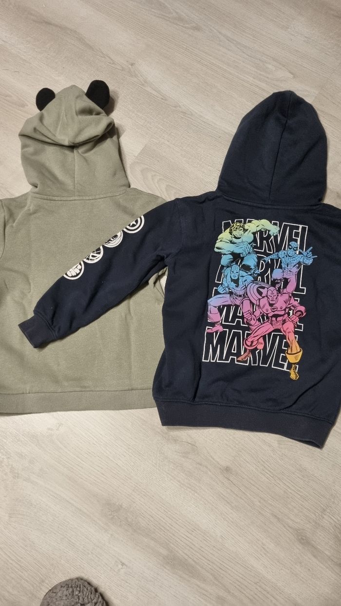 Lot sweat à capuche