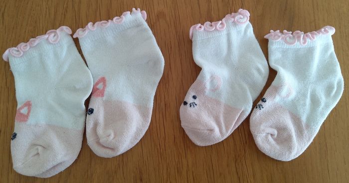 Lot de 2 paires de chaussettes fille - photo numéro 3