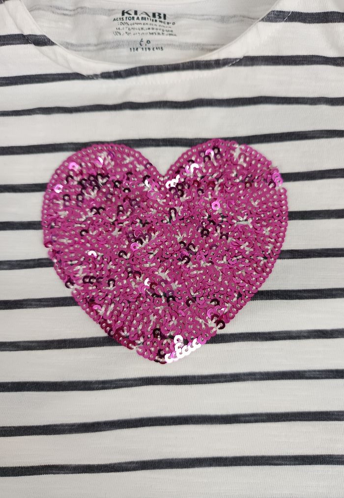 Débardeur blanc rayé Kiabi 6 ans - photo numéro 2