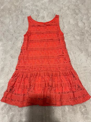 Robe dentelle rose - 6 ans