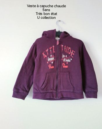 Veste zippée à capuche