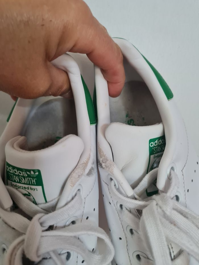 Stansmith blanche et verte - photo numéro 7