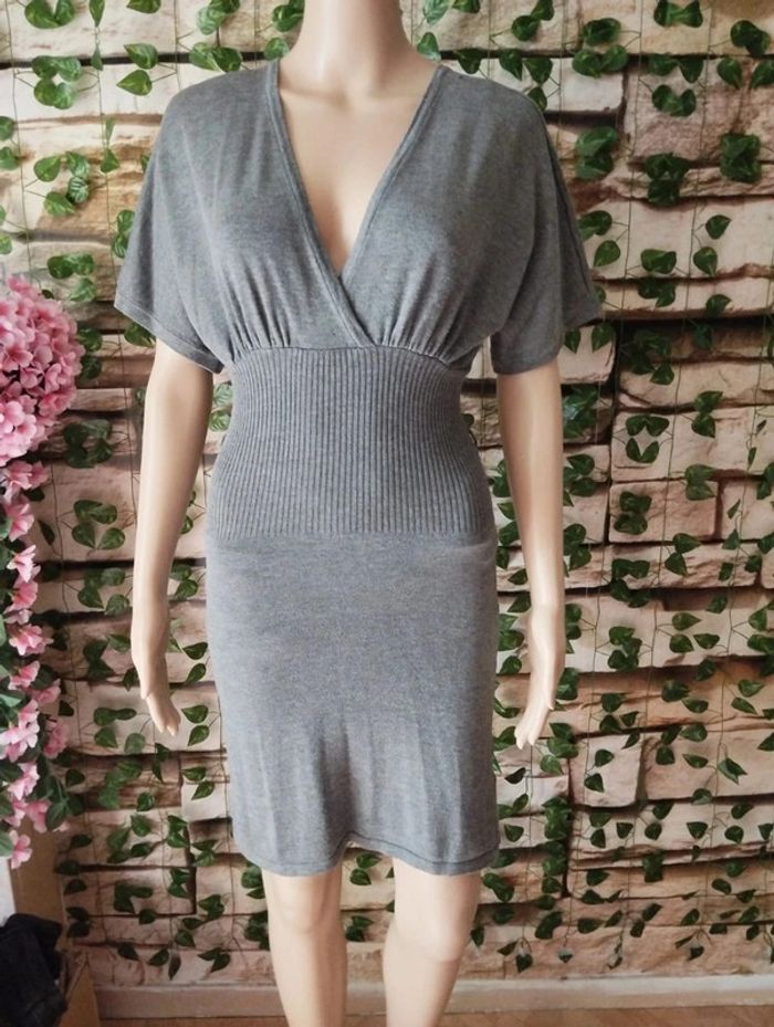 🌸Robe Grise MC Voyelles Taille Unique 🌸