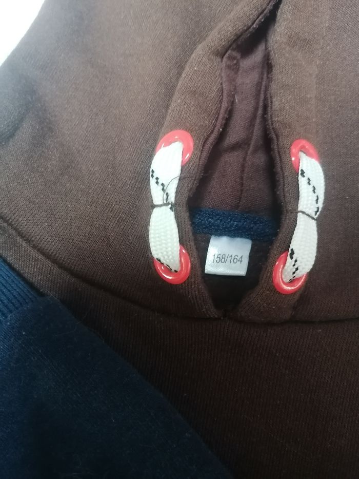 Pull sweat-shirt à capuche garçon 12/14 ans - photo numéro 4