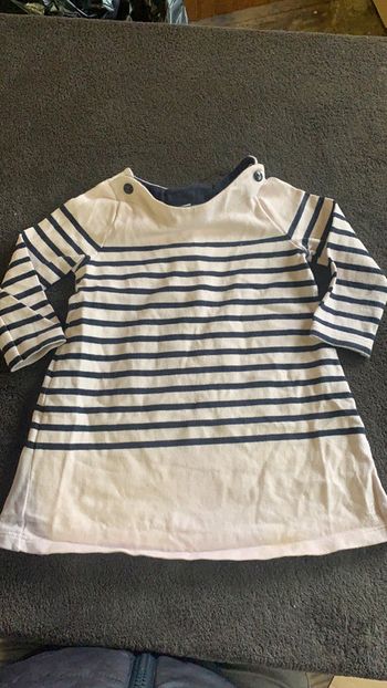 Robe manche longues petit bateau