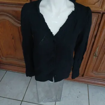 Chemise noire taille 34/36 s kiabi