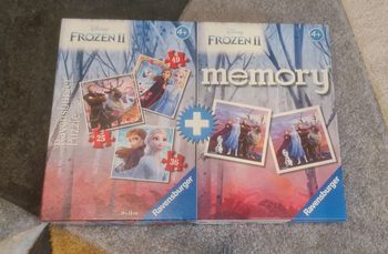Puzzles/memory reine des neiges