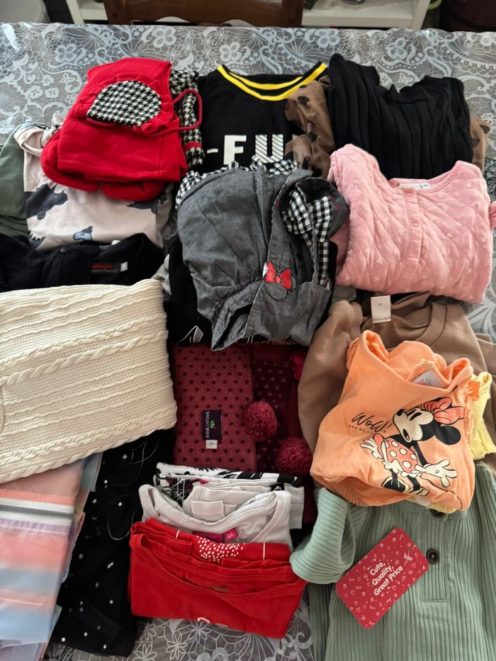 Lot vêtements enfants mixte toutes tailles