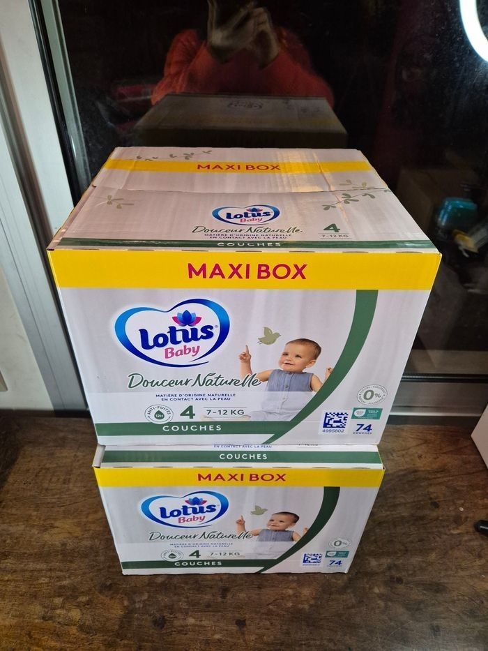 Couche taille 4 Lotus Baby TAILLE 4 : 148 Couches - photo numéro 2