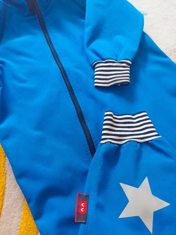 Combinaison de pluie iELM softshell bleue 92 cm 2-3 ans