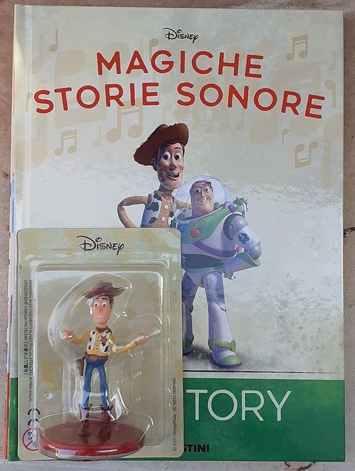 Toy story 1 Magiche storie sonore deagostini Audioconte magique Disney Altaya italien audio conte
