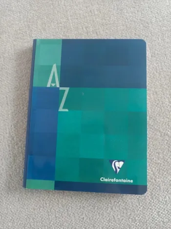 Cahier alphabet