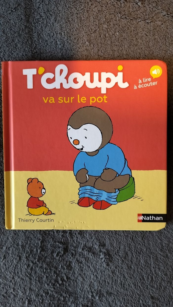 Livre T'choupi va sur le pot