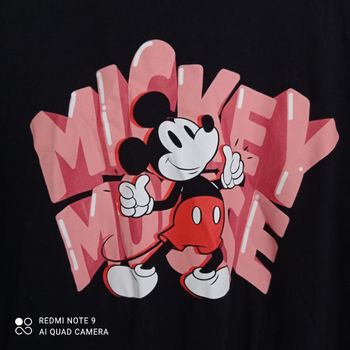 T-shirt noir Mickey t42